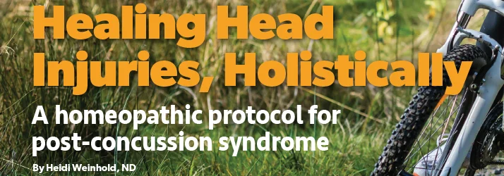 Healing Head Injuries Holistically Article Title